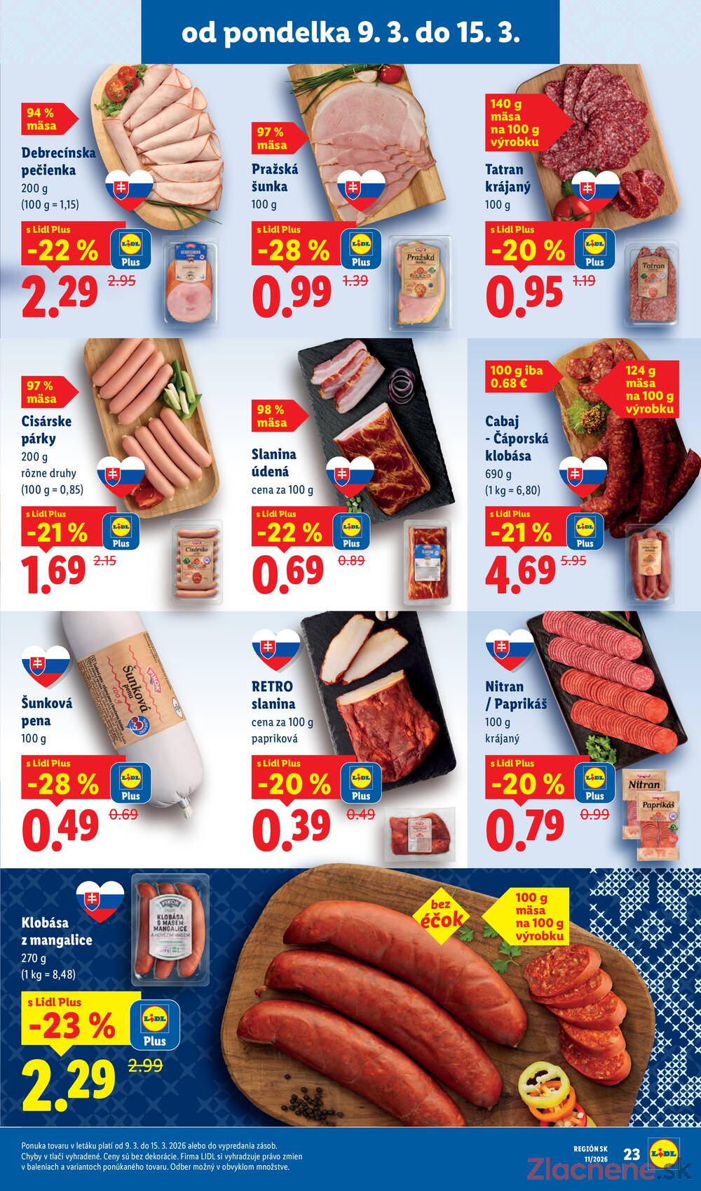 Lidl 9.3. - 15.3.
