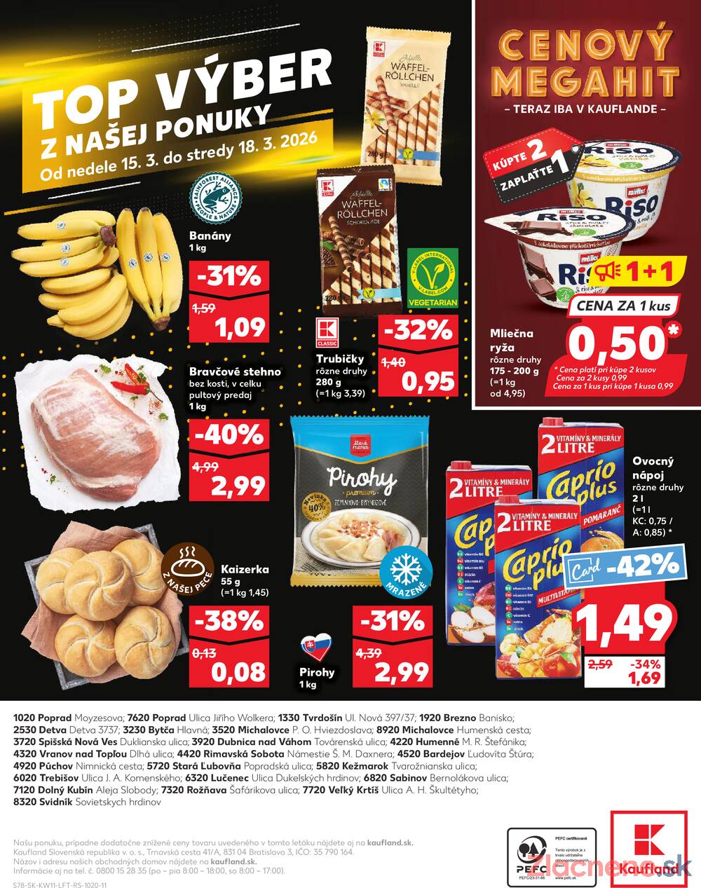 Kaufland 12.3. - 18.3. - Kaufland Dubnica nad Váhom
