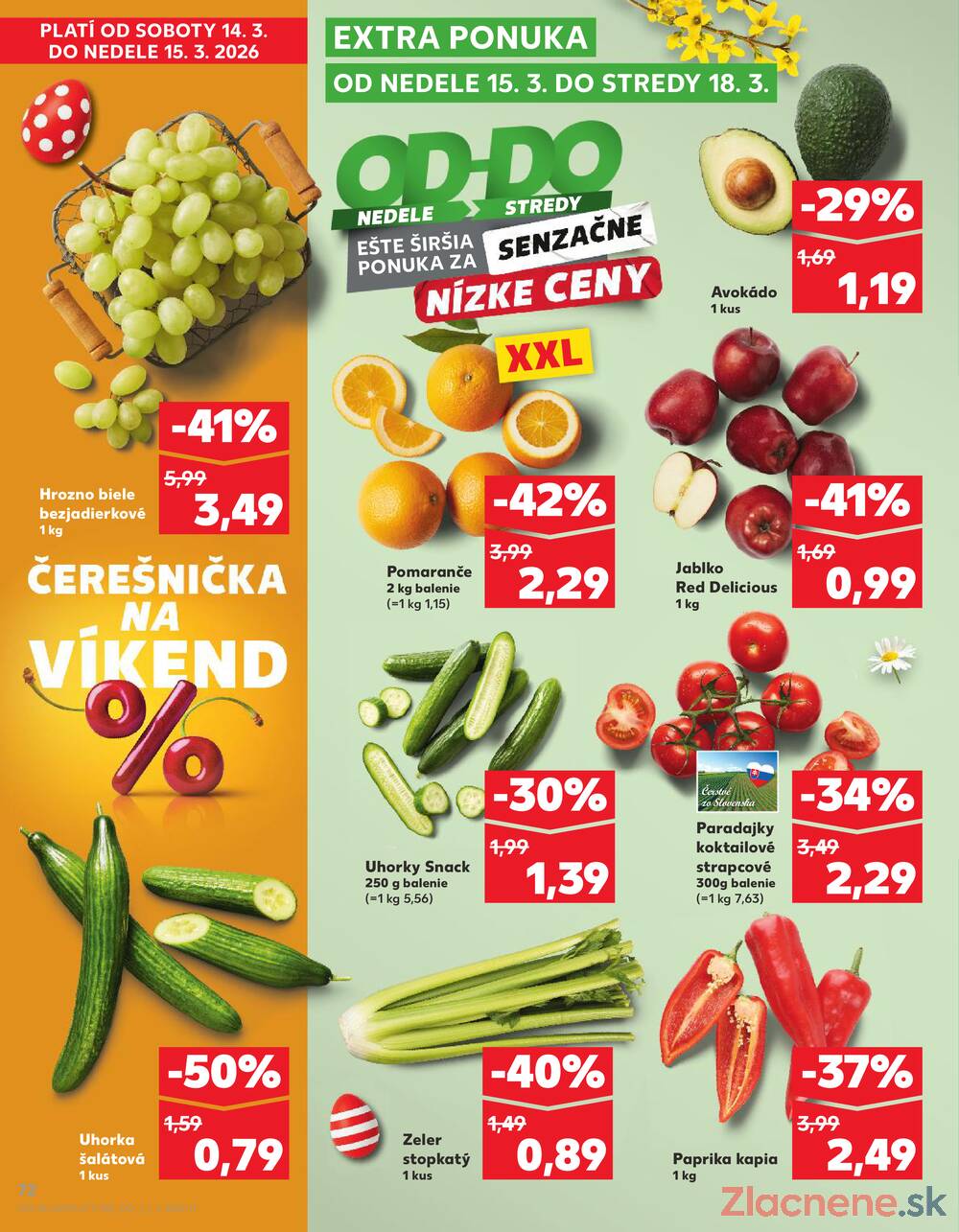 Kaufland 12.3. - 18.3. - Kaufland Bratislava Danubia – Panónska cesta