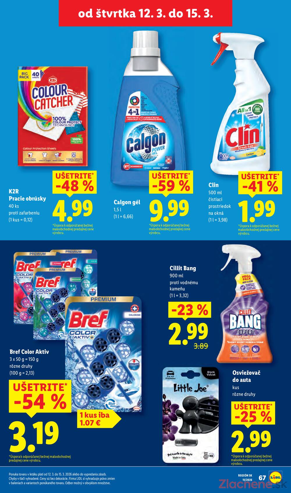 Lidl Štvrtok 12.3. - 15.3.