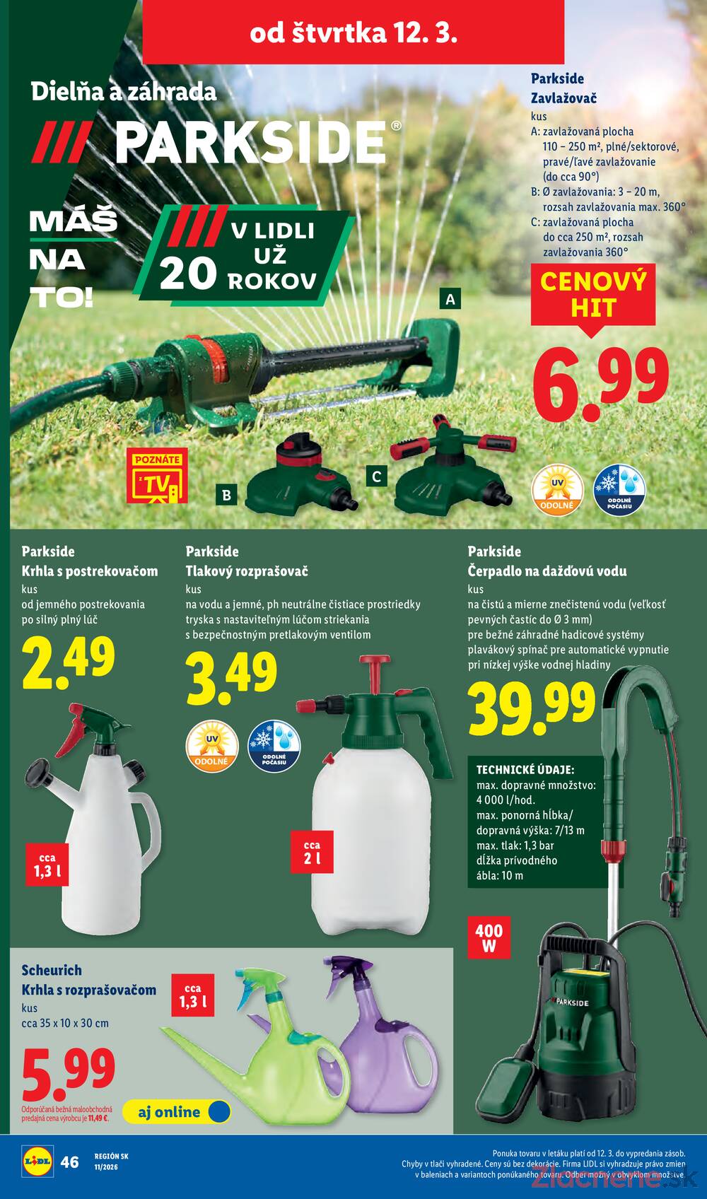 Lidl Štvrtok 12.3. - 15.3.