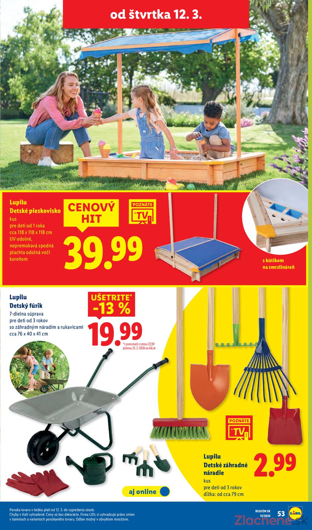 Lidl Štvrtok 12.3. - 15.3.