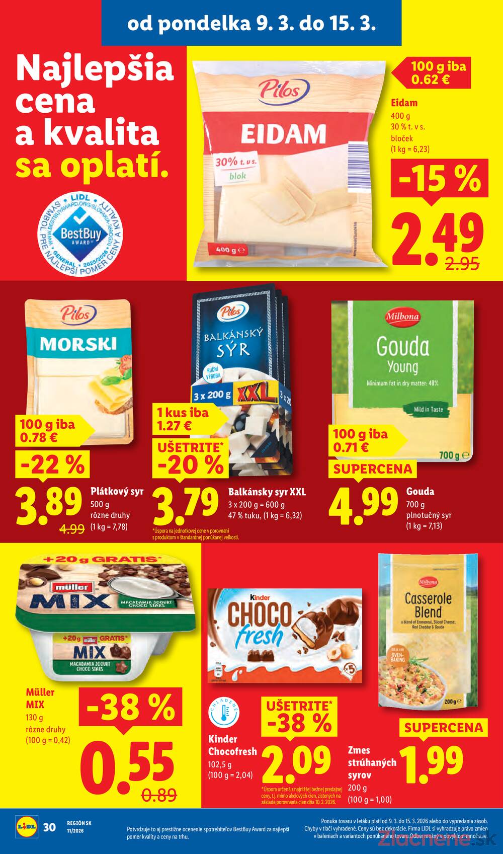Lidl Štvrtok 12.3. - 15.3.