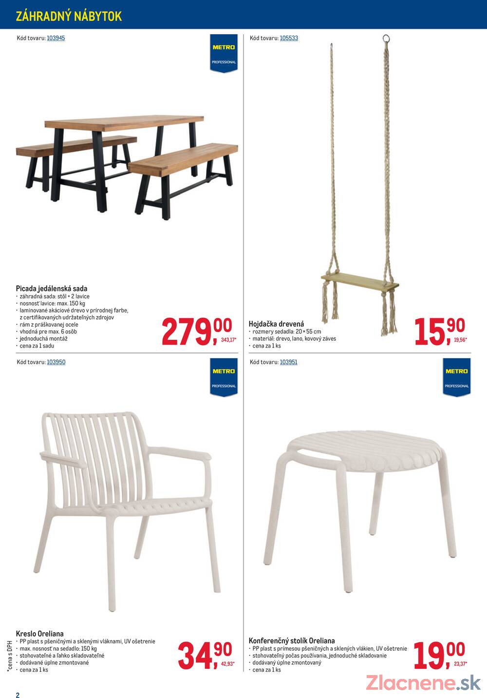 Metro Vonkajšie vybavenie do 7.4.