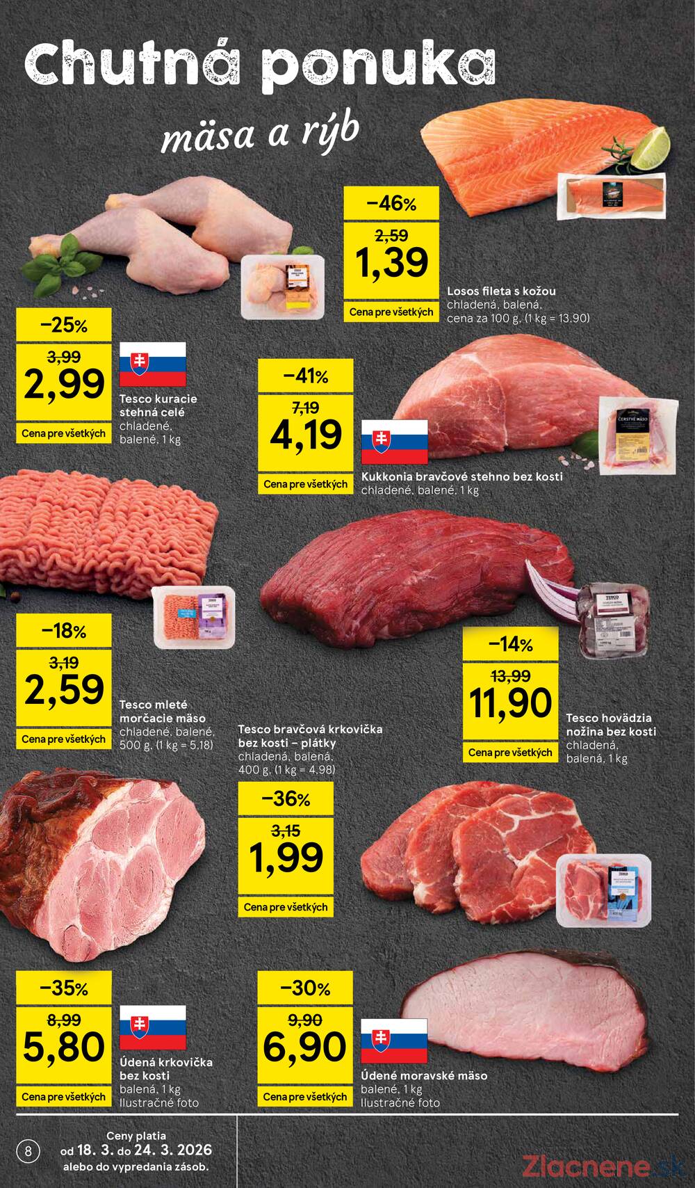 Leták Tesco - Tesco supermarkety od 18.3. do 24.3.2026 - strana 8 Leták Tesco - Tesco supermarkety od 18.3. do 24.3.2026 - strana 8