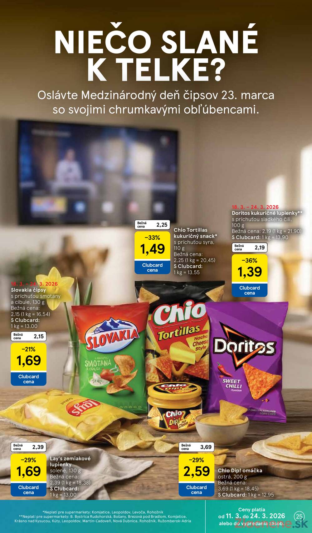 Tesco supermarkety od 18.3. do 24.3.2026