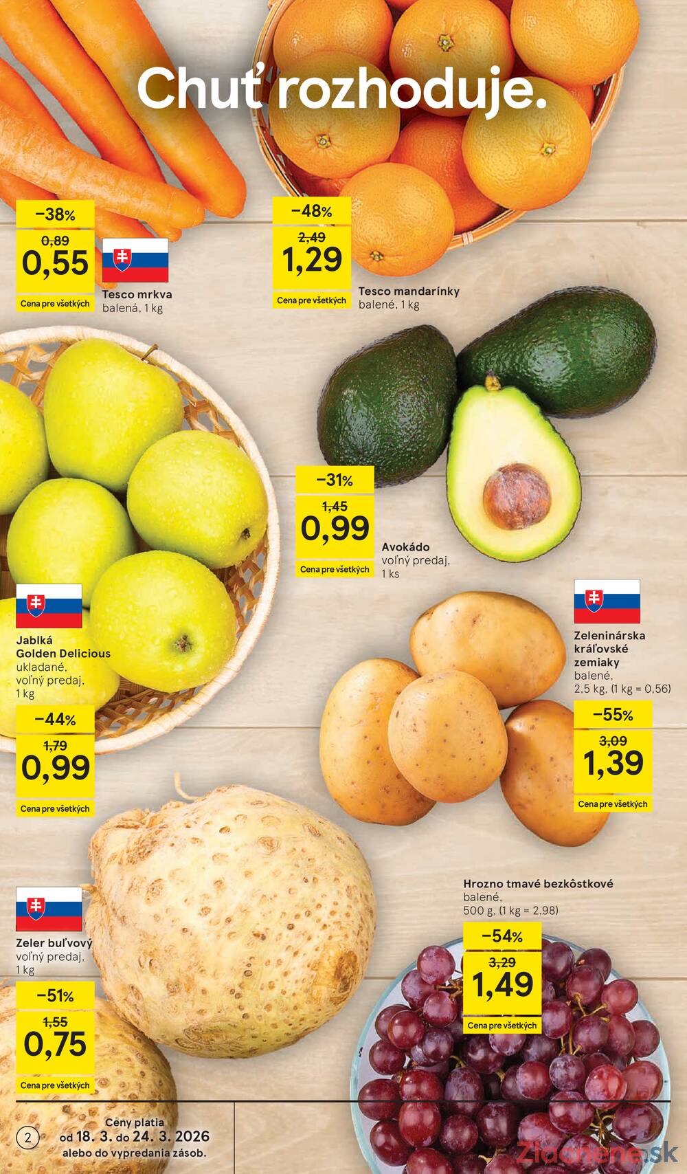 Leták Tesco - Tesco malé hypermarkety 18.3. - 24.3. - strana 2 Leták Tesco - Tesco malé hypermarkety 18.3. - 24.3. - strana 2