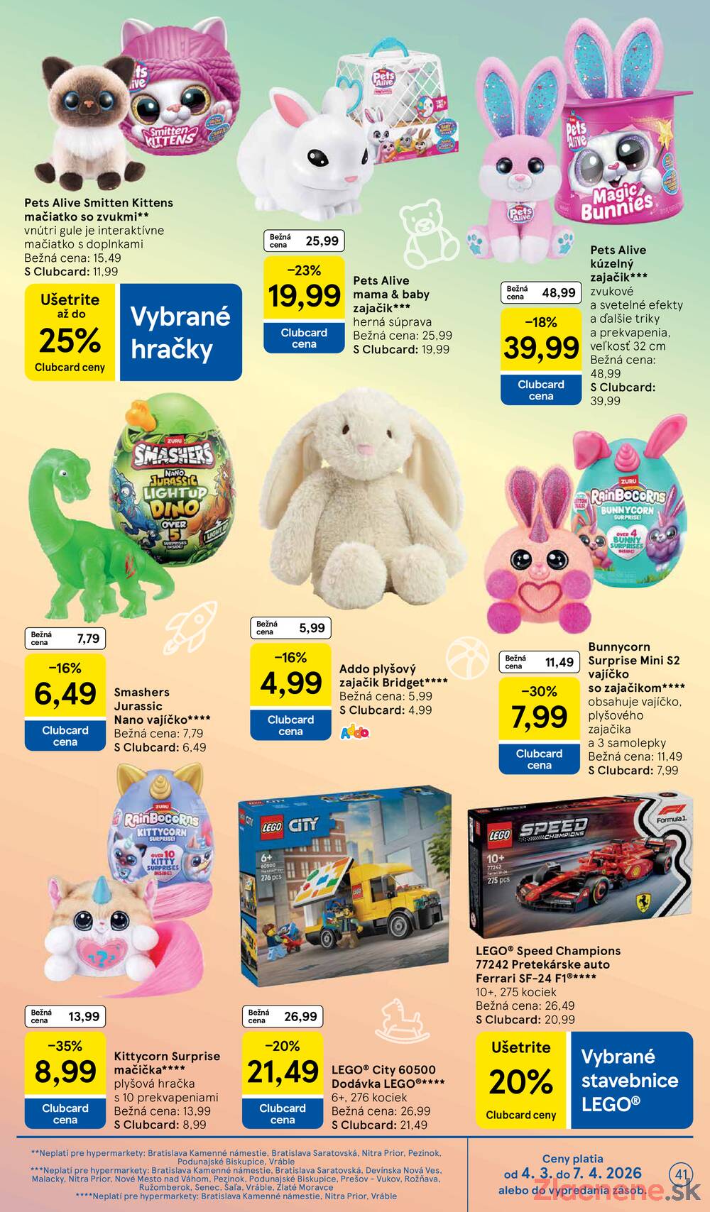 Leták Tesco - Tesco malé hypermarkety 18.3. - 24.3. - strana 41