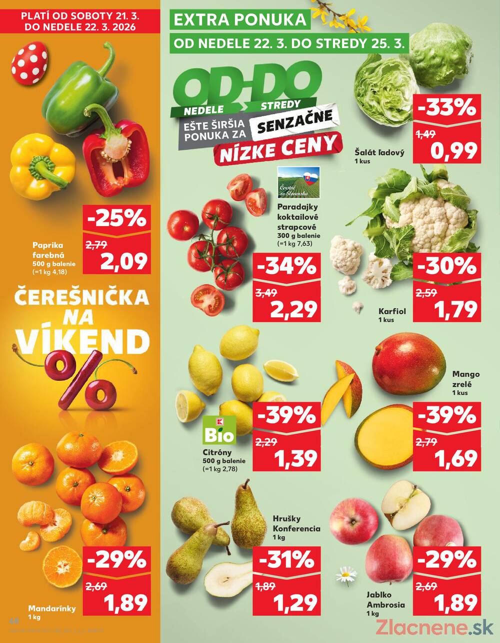 Kaufland 19.3. - 25.3. - Kaufland Tvrdošín