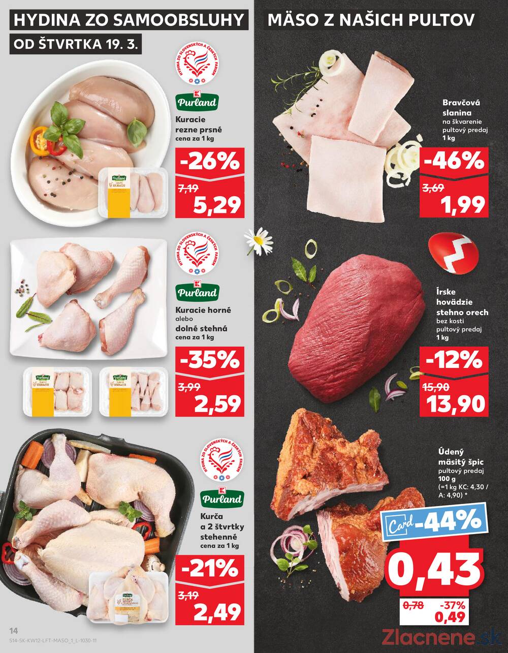Leták Kaufland - Kaufland 19.3. - 25.3. - Kaufland  Bratislava - Zahorska Bystrica - strana 14