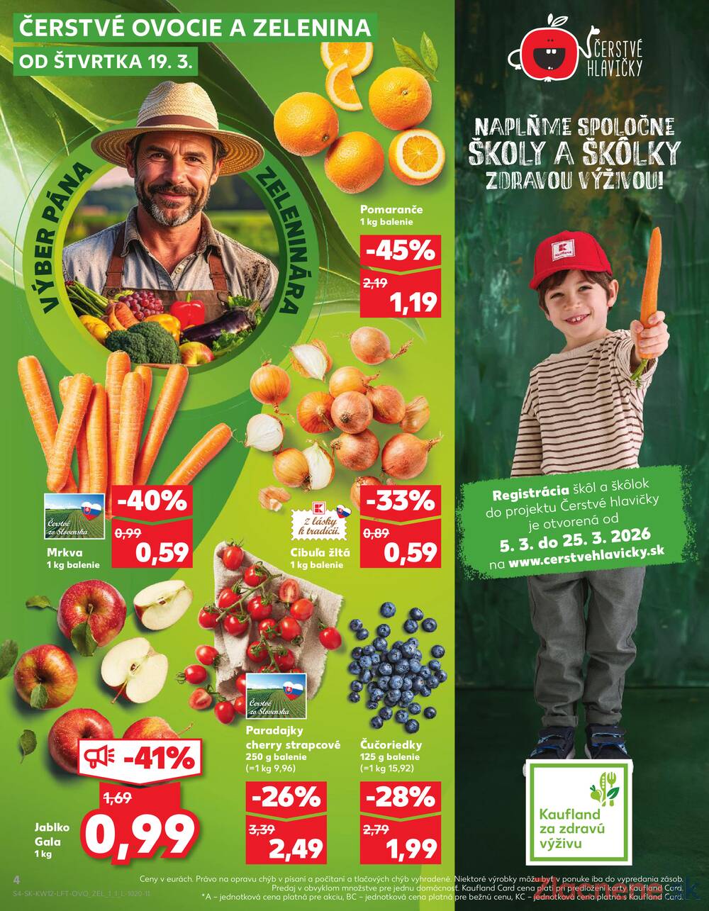 Leták Kaufland - Kaufland 19.3. - 25.3. - Kaufland Bratislava - Podunajské Biskupice - strana 4