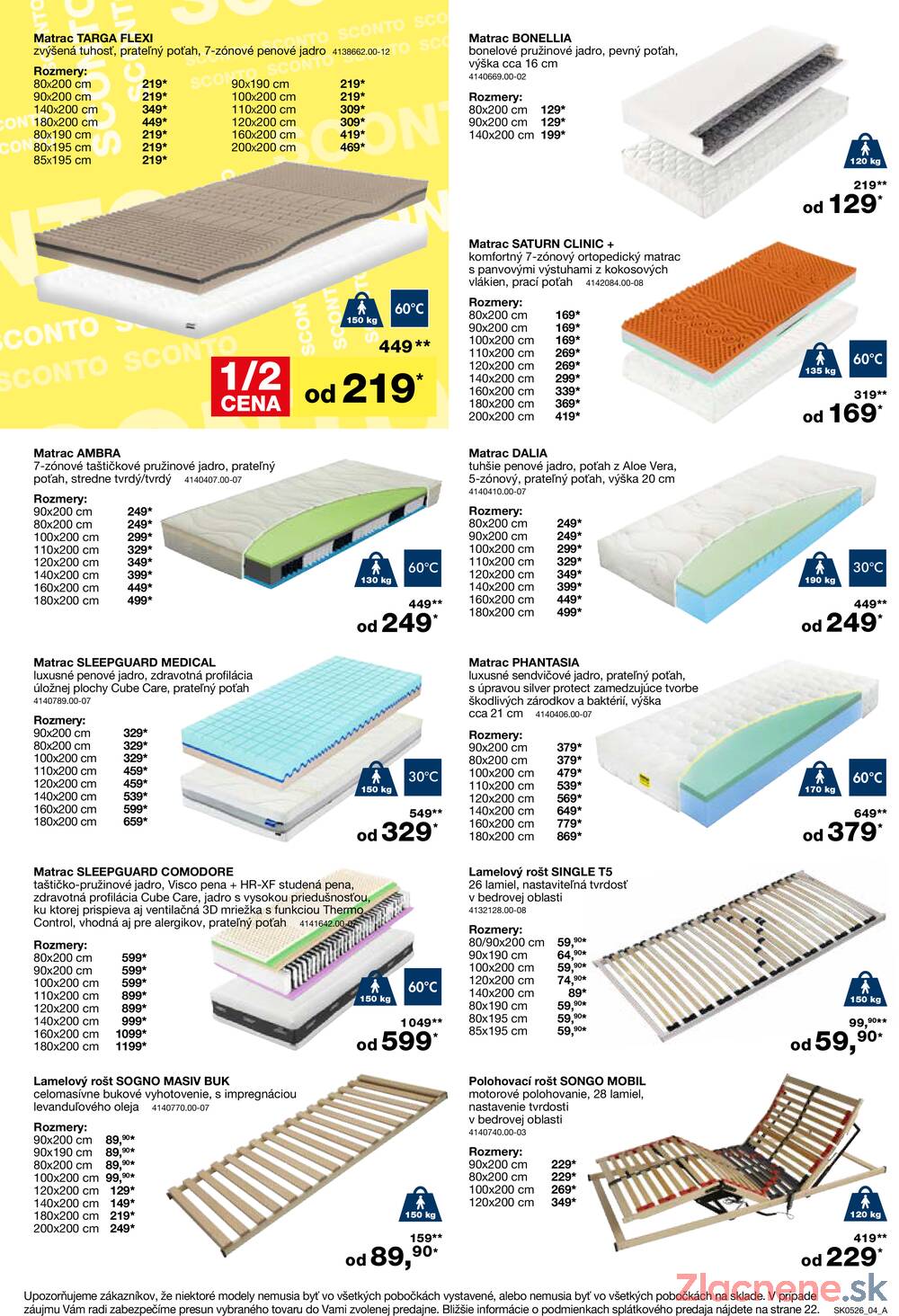 Leták SCONTO nábytok - Sconto nábytok od 25.3. do 21.4.2026 - strana 4 Leták SCONTO nábytok - Sconto nábytok od 25.3. do 21.4.2026 - strana 4