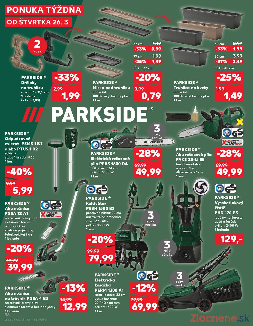 Leták Kaufland - Kaufland 26.3. - 31.3. - Kaufland Poprad - Jiřího Wolkera - strana 56