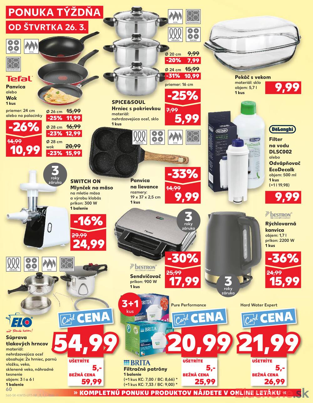 Leták Kaufland - Kaufland 26.3. - 31.3. - Kaufland (A. H. Škultétyho, Veľký Krtíš) - strana 60