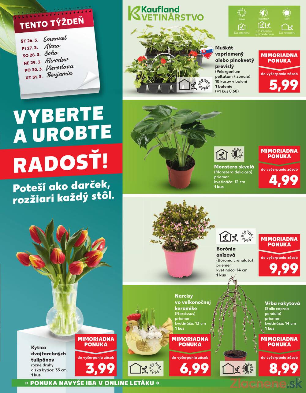 Kaufland 26.3. - 31.3. - Kaufland Handlová - Okružná ul.