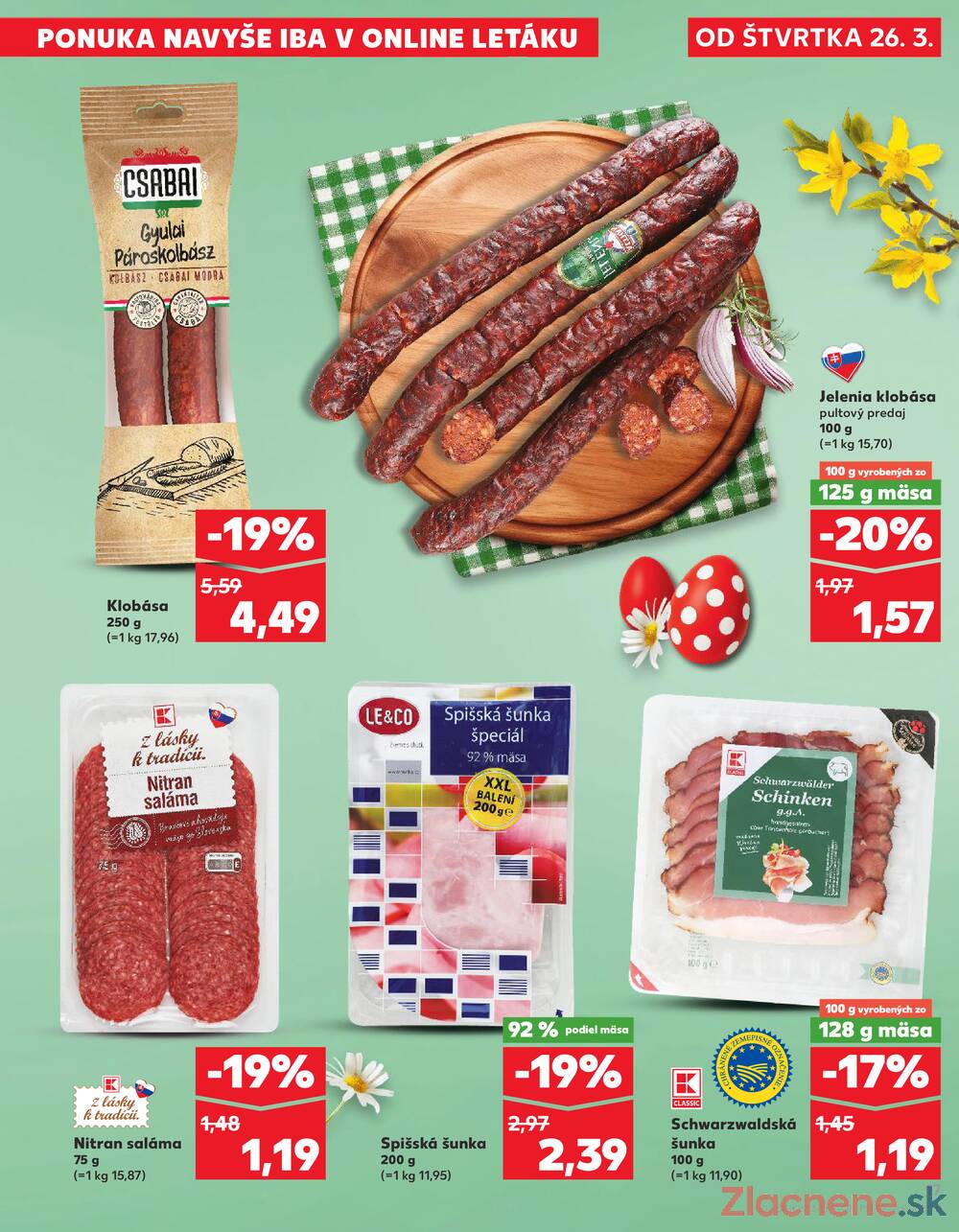 Kaufland 26.3. - 31.3. - Kaufland Nitra - Čermáň