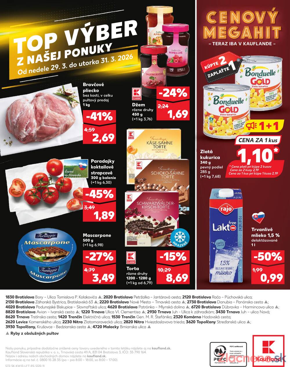 Leták Kaufland - Kaufland 26.3. - 31.3. - Kaufland Malacky - strana 72