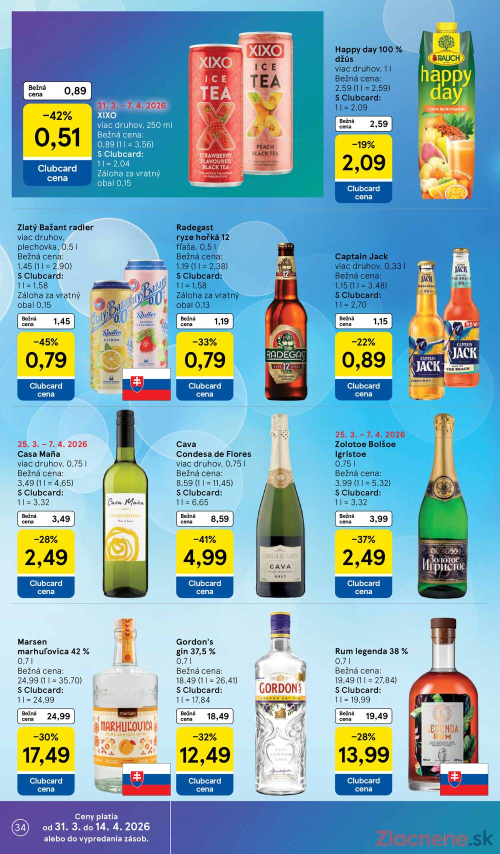 Leták Tesco - Tesco malé hypermarkety od 31.3. do 7.4. - strana 34 Leták Tesco - Tesco malé hypermarkety od 31.3. do 7.4. - strana 34