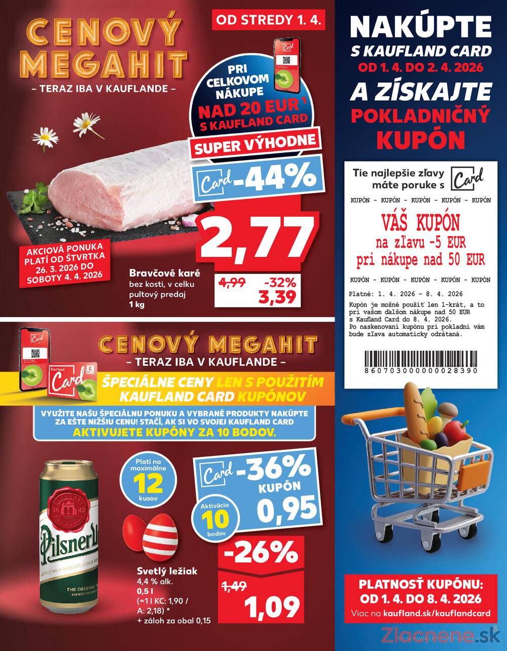 Leták Kaufland - Kaufland 1.4. - 8.4. - Kaufland Púchov - strana 3 Leták Kaufland - Kaufland 1.4. - 8.4. - Kaufland Púchov - strana 3