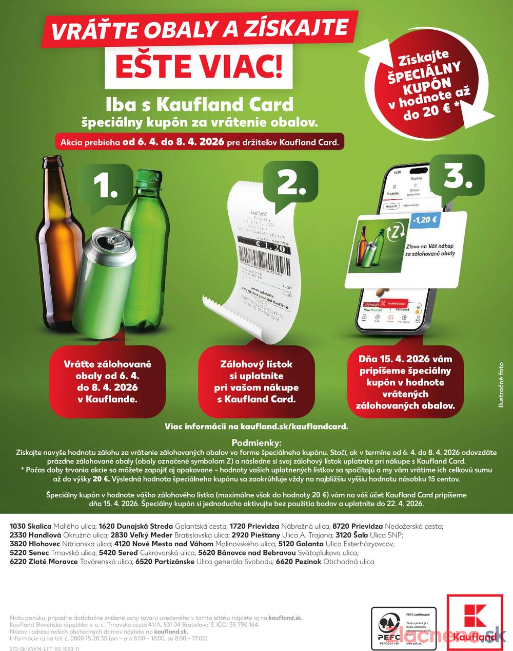 Kaufland 1.4. - 8.4. - Kaufland Handlová - Okružná ul.