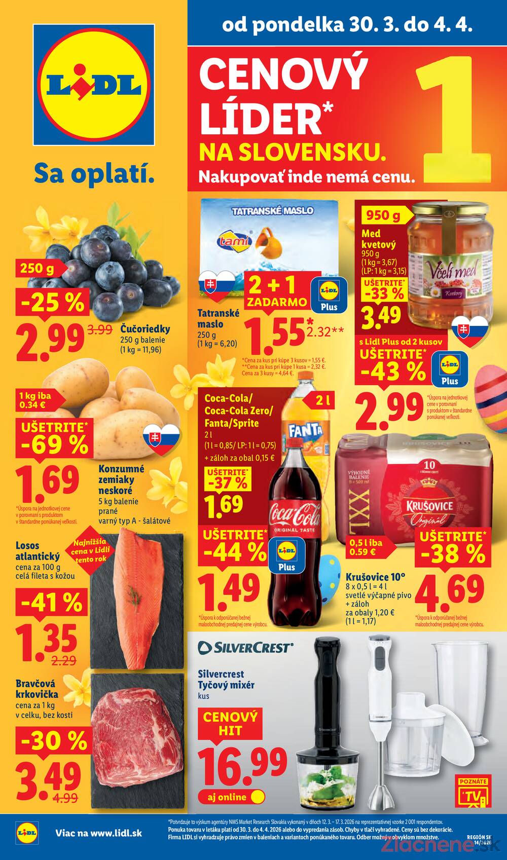 Leták Lidl - Lidl do 4.4. - strana 1