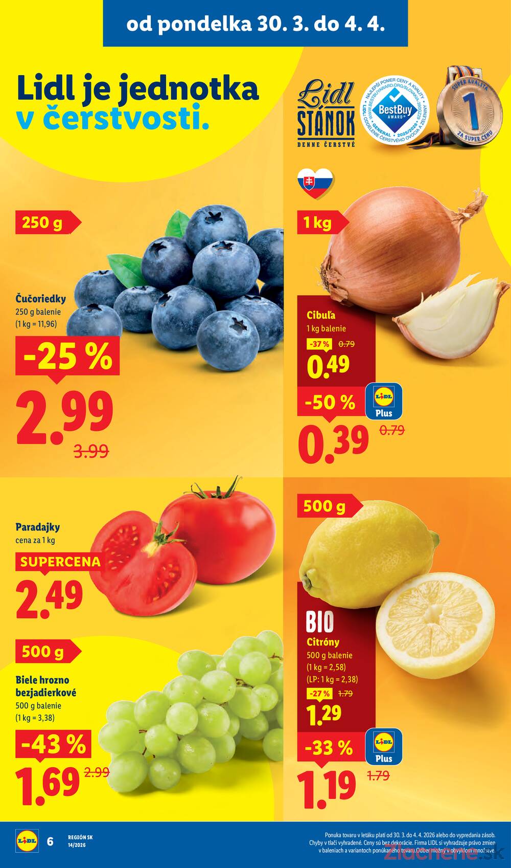 Leták Lidl - Lidl do 4.4. - strana 6