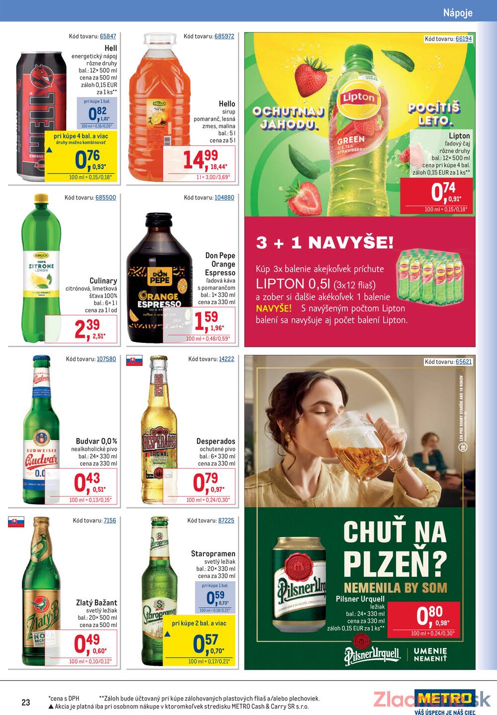 Leták METRO - METRO Gastronómia do 21.4. - strana 23