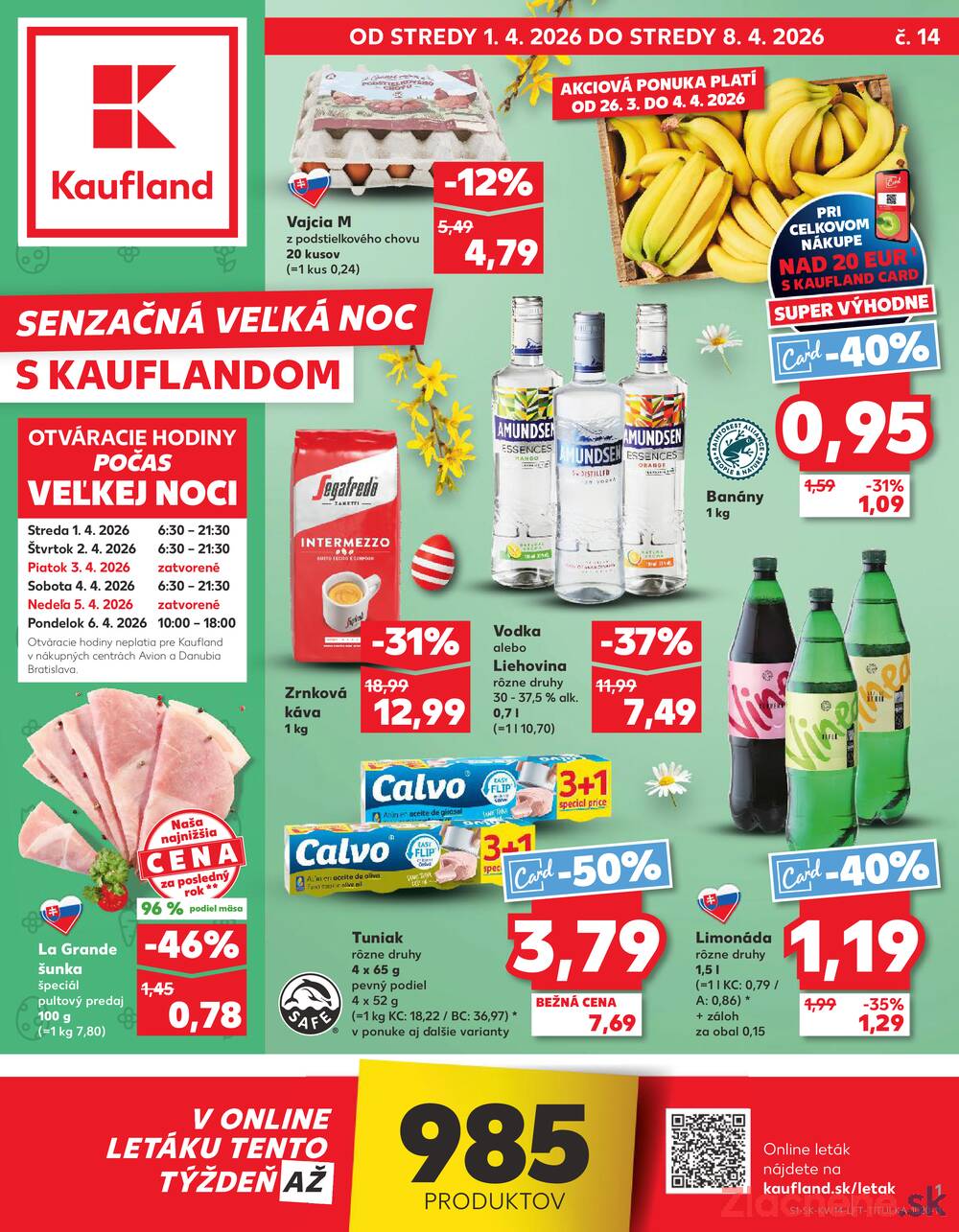 Leták Kaufland - Kaufland 1.4. - 8.4. - Kaufland - Pezinok-Grinava - strana 1