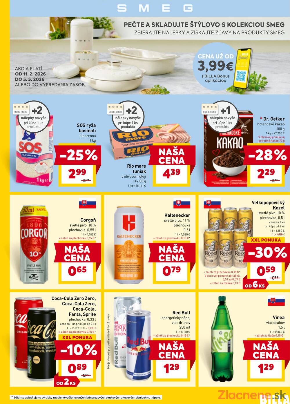 BILLA od 30.3. do 6.4.2026