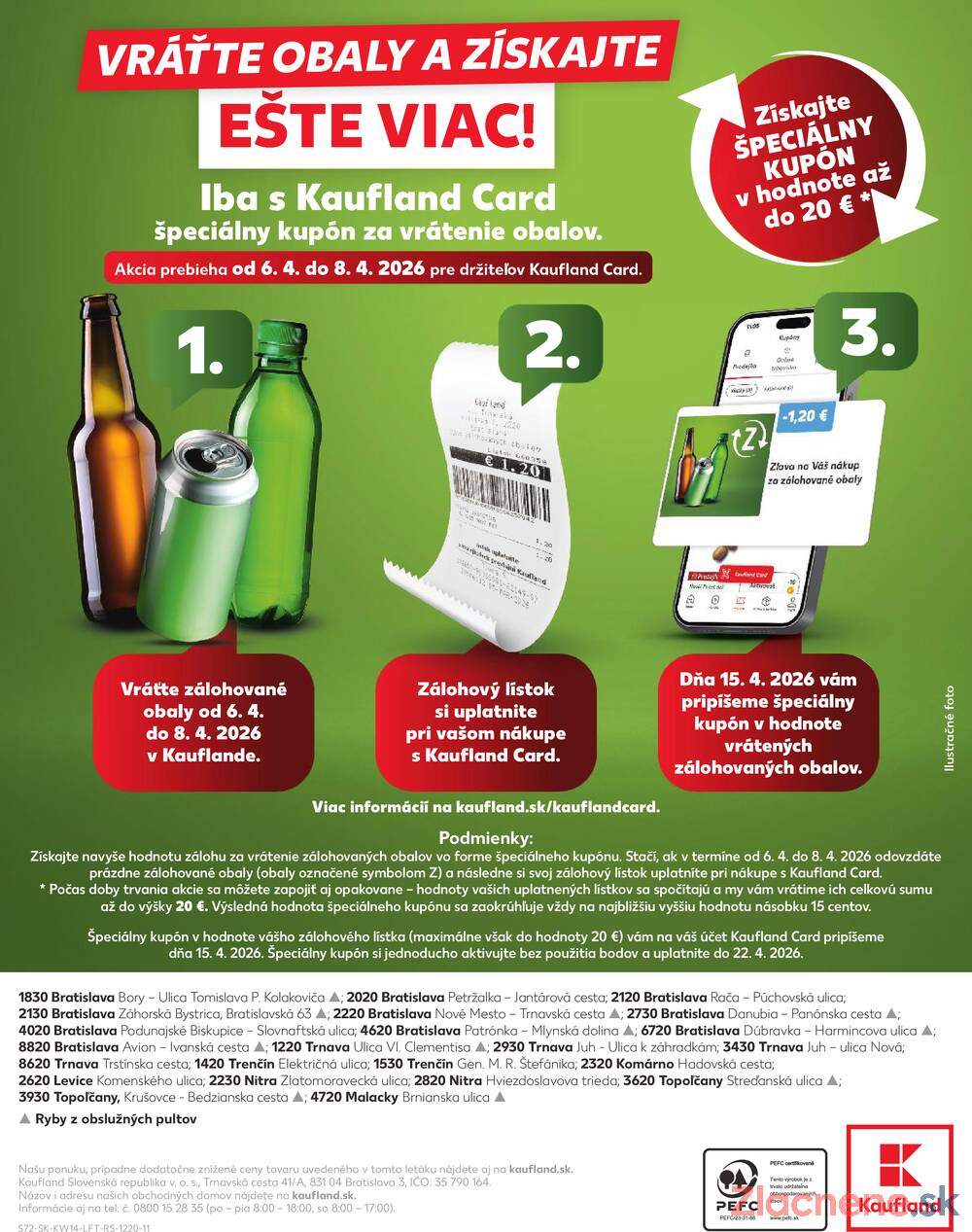 Kaufland 1.4. - 8.4. - Kaufland Bratislava - Rača