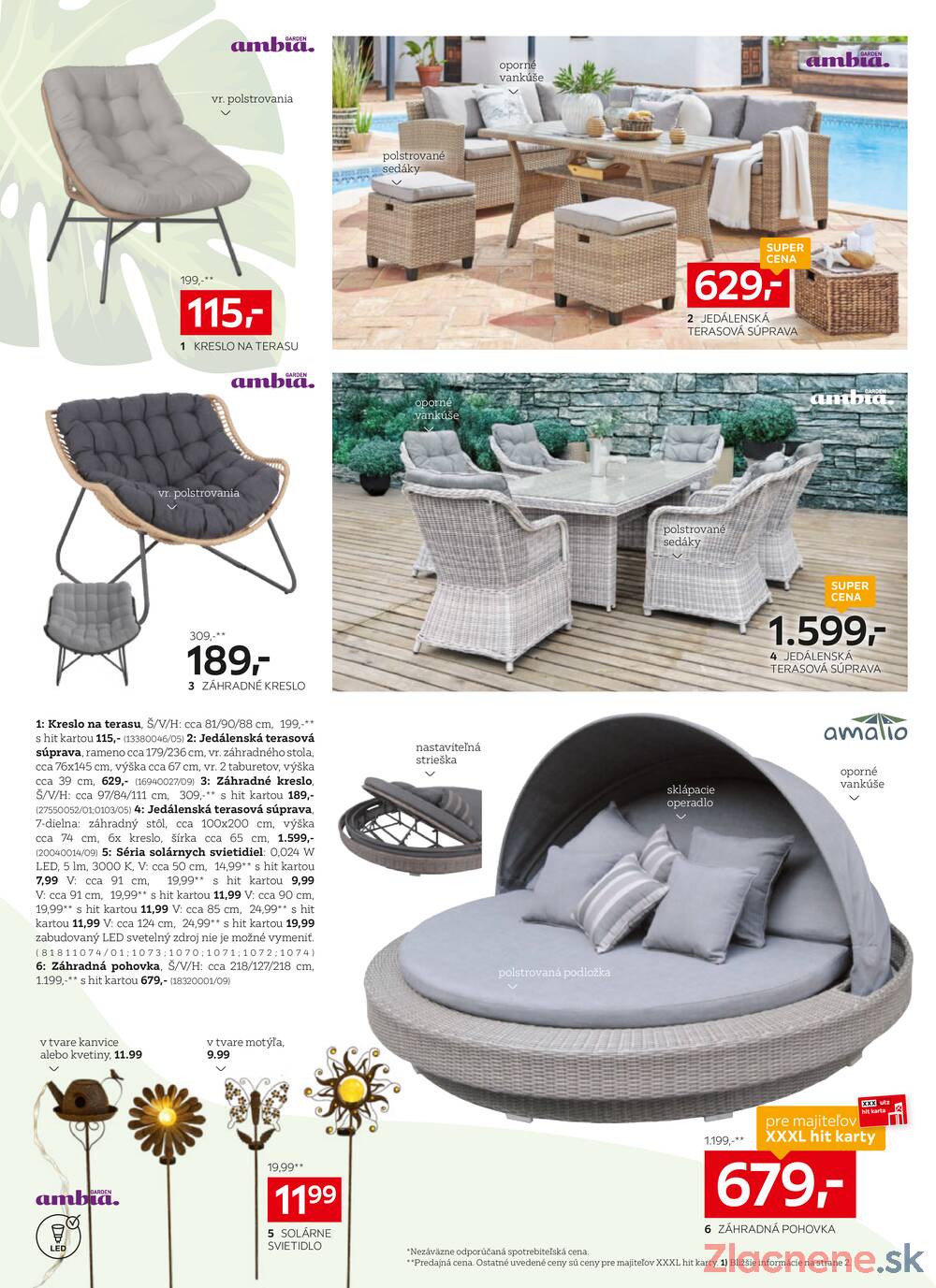 XXXlutz záhradný nábytok od 6.4. do 19.4.2026