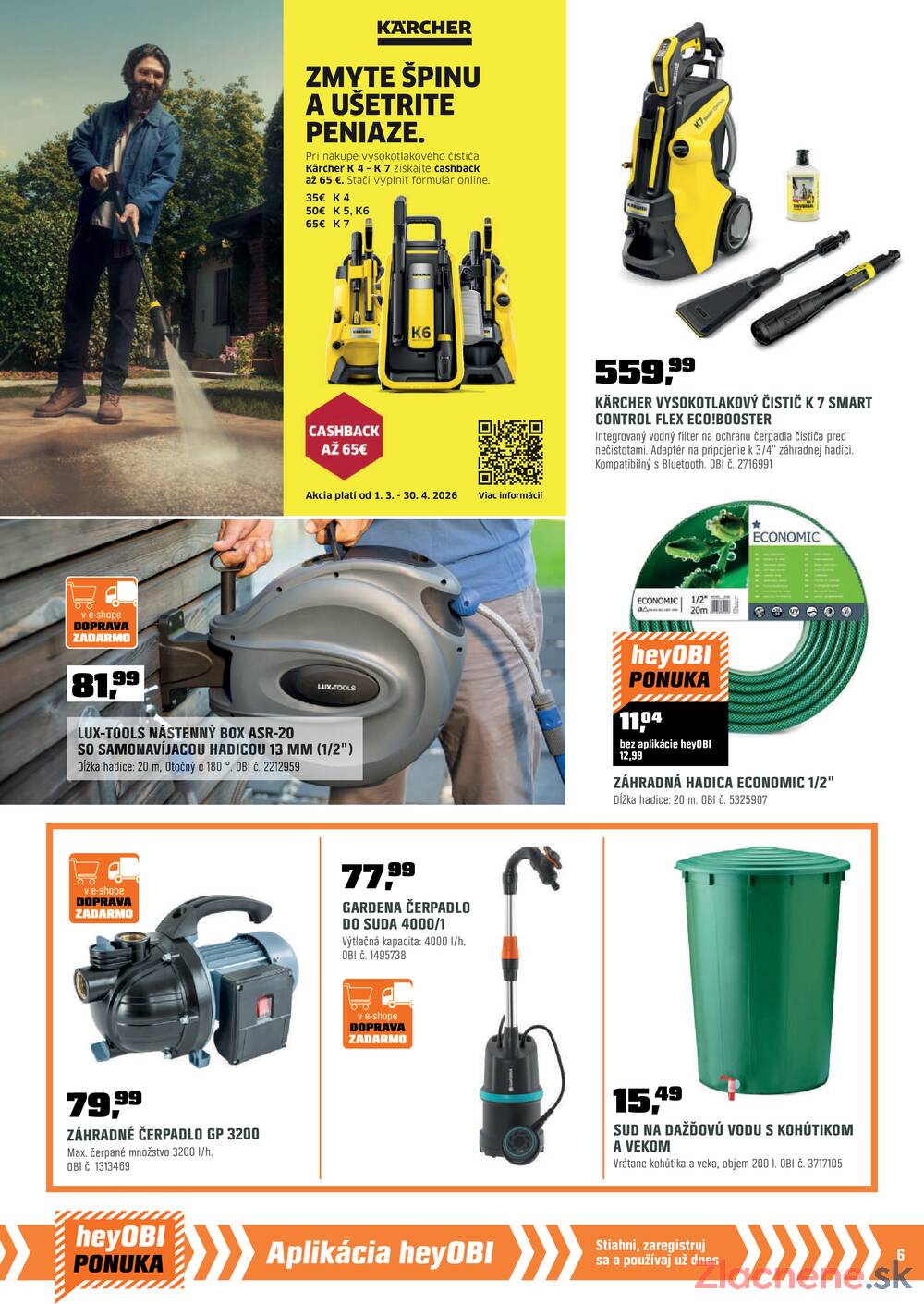 Leták OBI - OBI od 1.4. do 30.4.2026 - strana 7