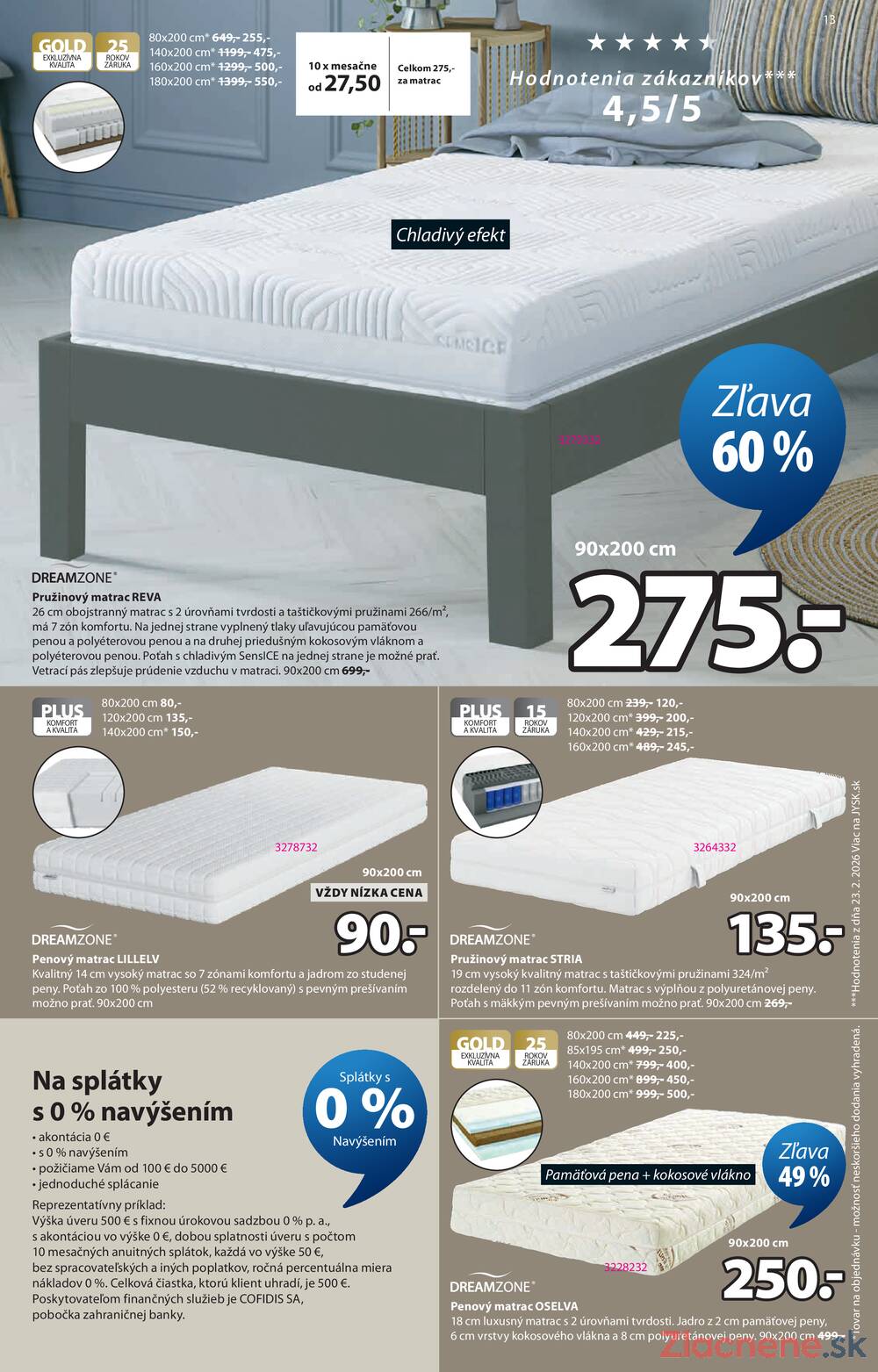 Leták Jysk - Jysk od 15.4. do 26.6.2026 - strana 13