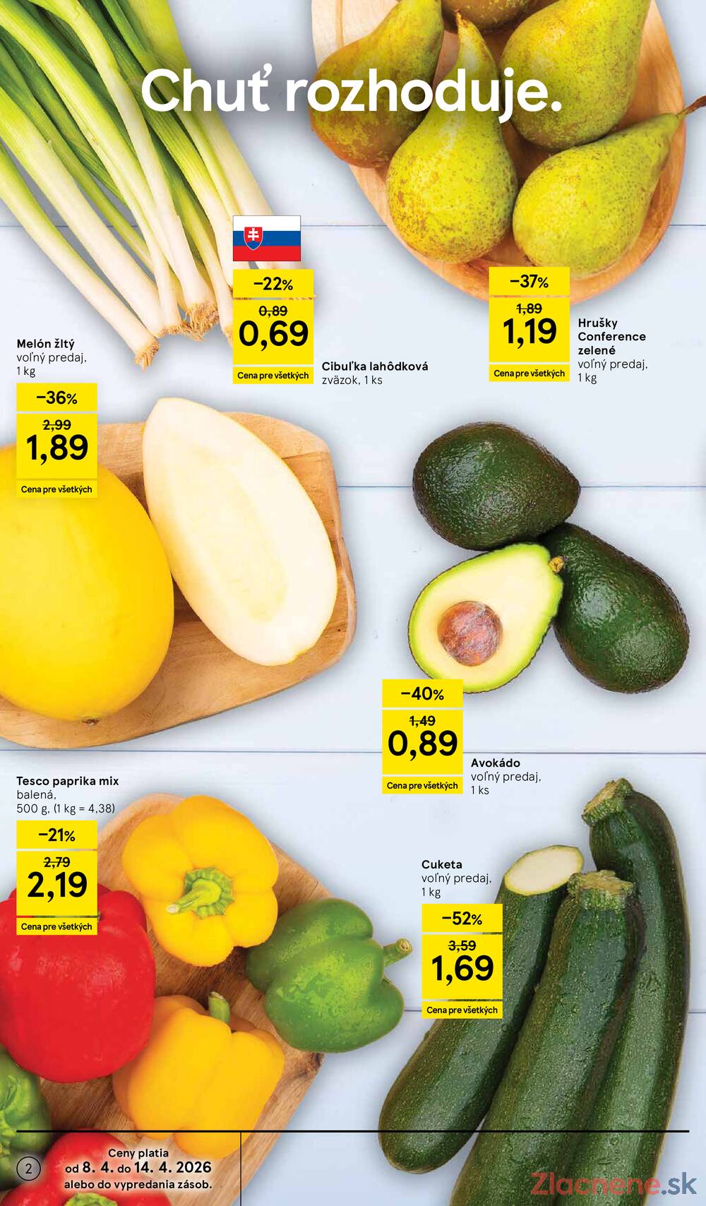 Leták Tesco - Tesco malé hypermarkety 7.4. - 14.4. - strana 2