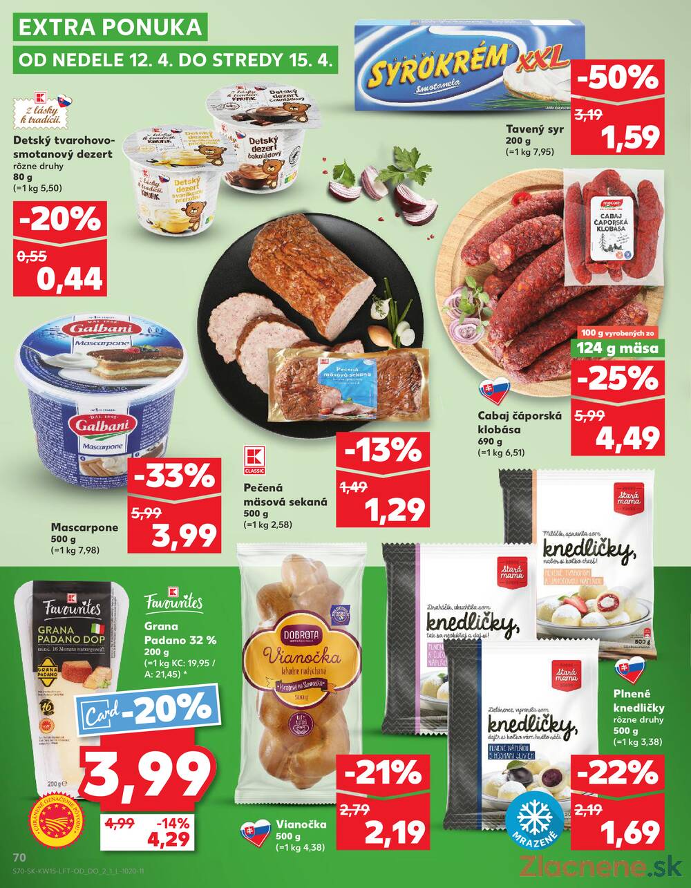 Kaufland 9.4. - 15.4. - Kaufland Humenné