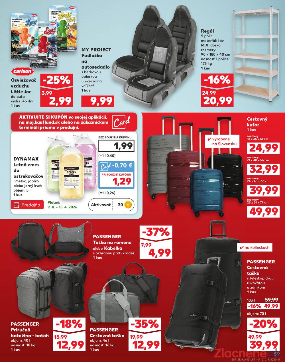 Kaufland 9.4. - 15.4. - Kaufland Dolný Kubín