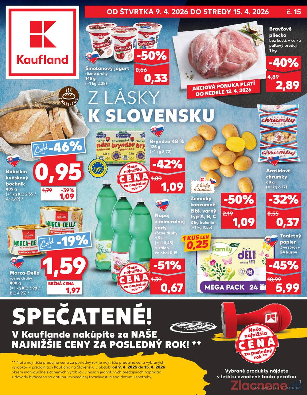 Leták Kaufland - Kaufland 9.4. - 15.4. - Kaufland Liptovský Mikuláš - strana 1 Leták Kaufland - Kaufland 9.4. - 15.4. - Kaufland Liptovský Mikuláš - strana 1