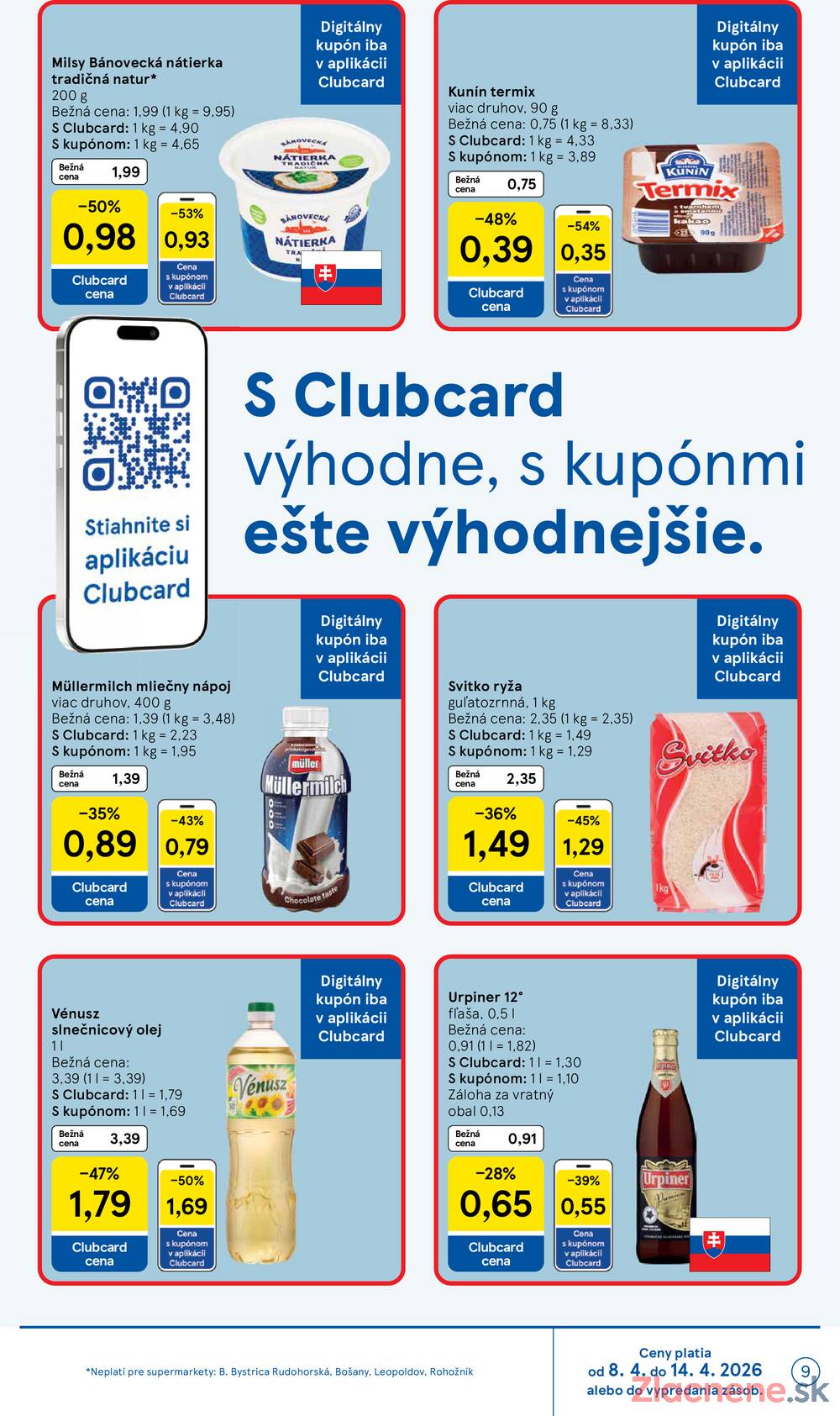 Tesco supermarkety od 8.4. do 14.4.2026