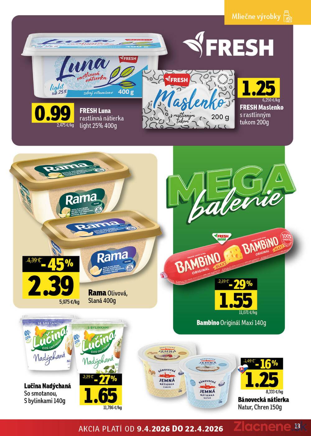 Leták Fresh - Fresh do 22.4. - strana 13