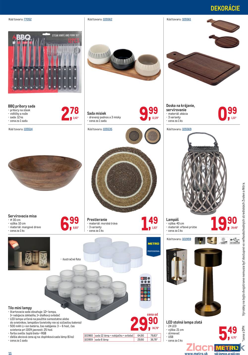 Leták METRO - METRO Vonkajšie vybavenie 2 do 5.5. - strana 11