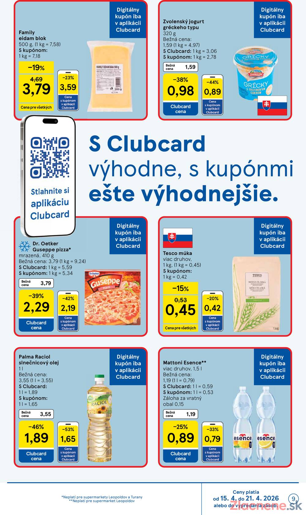 Tesco supermarkety od 15.4. do 21.4.2026