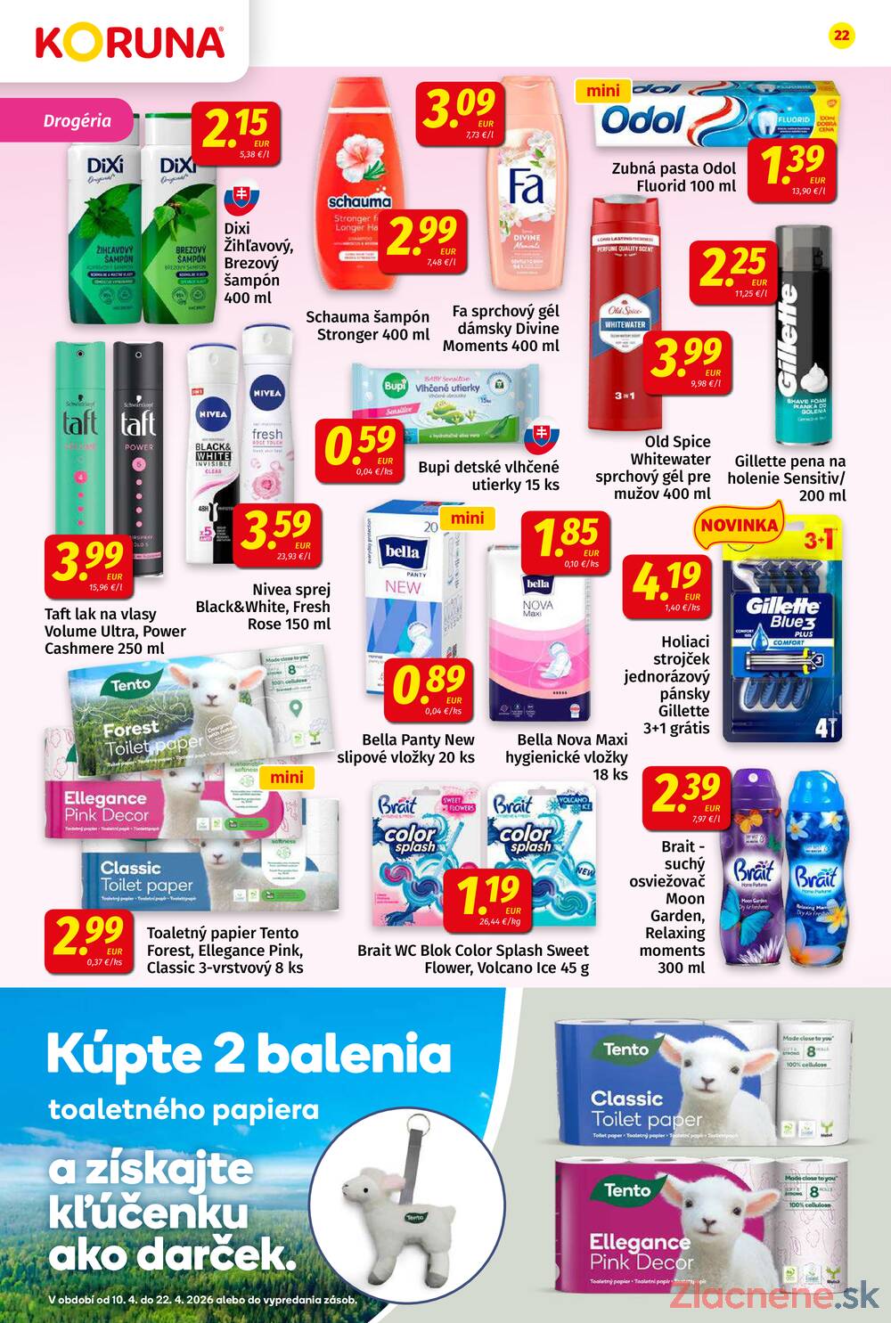 Leták KORUNA - KORUNA do 22.4. - strana 22 Leták KORUNA - KORUNA do 22.4. - strana 22