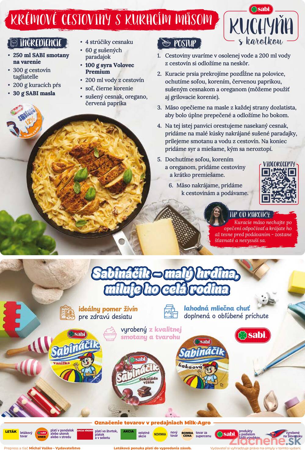 Leták MILK - AGRO - MILK - AGRO do 28.4. - strana 2