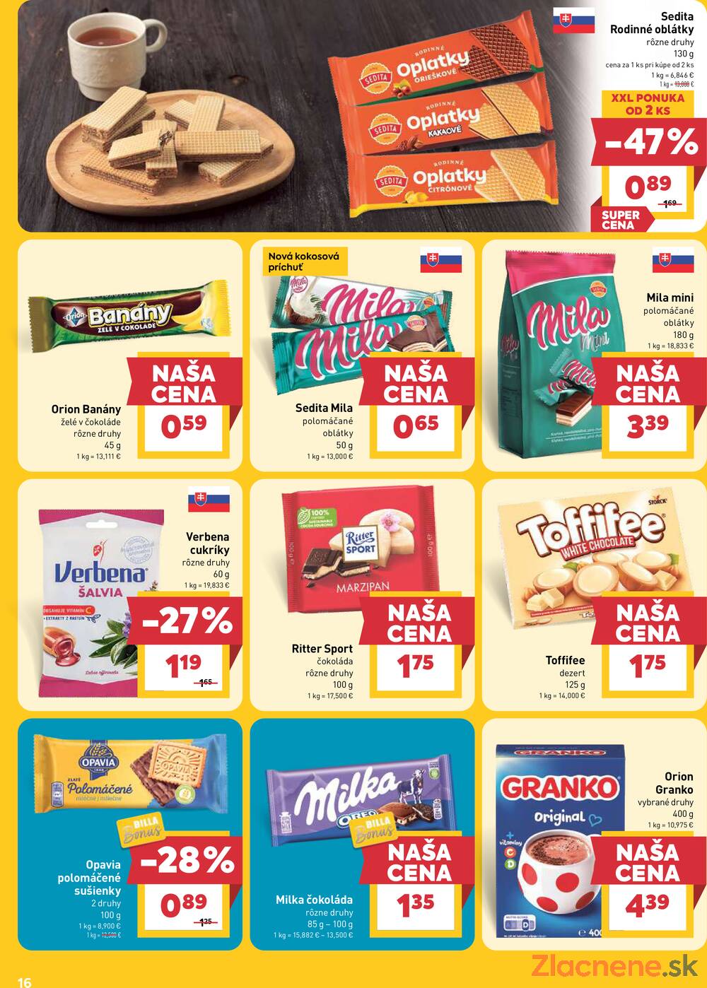 BILLA od 15.4. do 21.4.2026