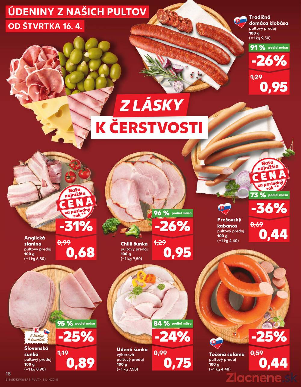 Kaufland 16.4. - 22.4. - Kaufland Stará Ľubovňa