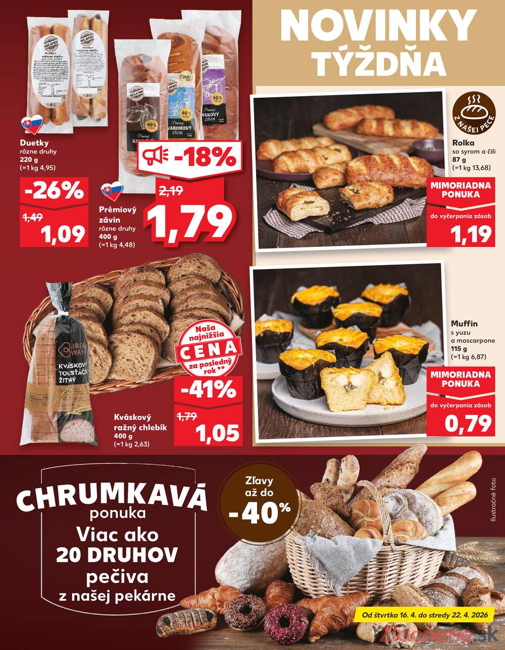 Kaufland 16.4. - 22.4. - Kaufland Trnava - Nová ul.