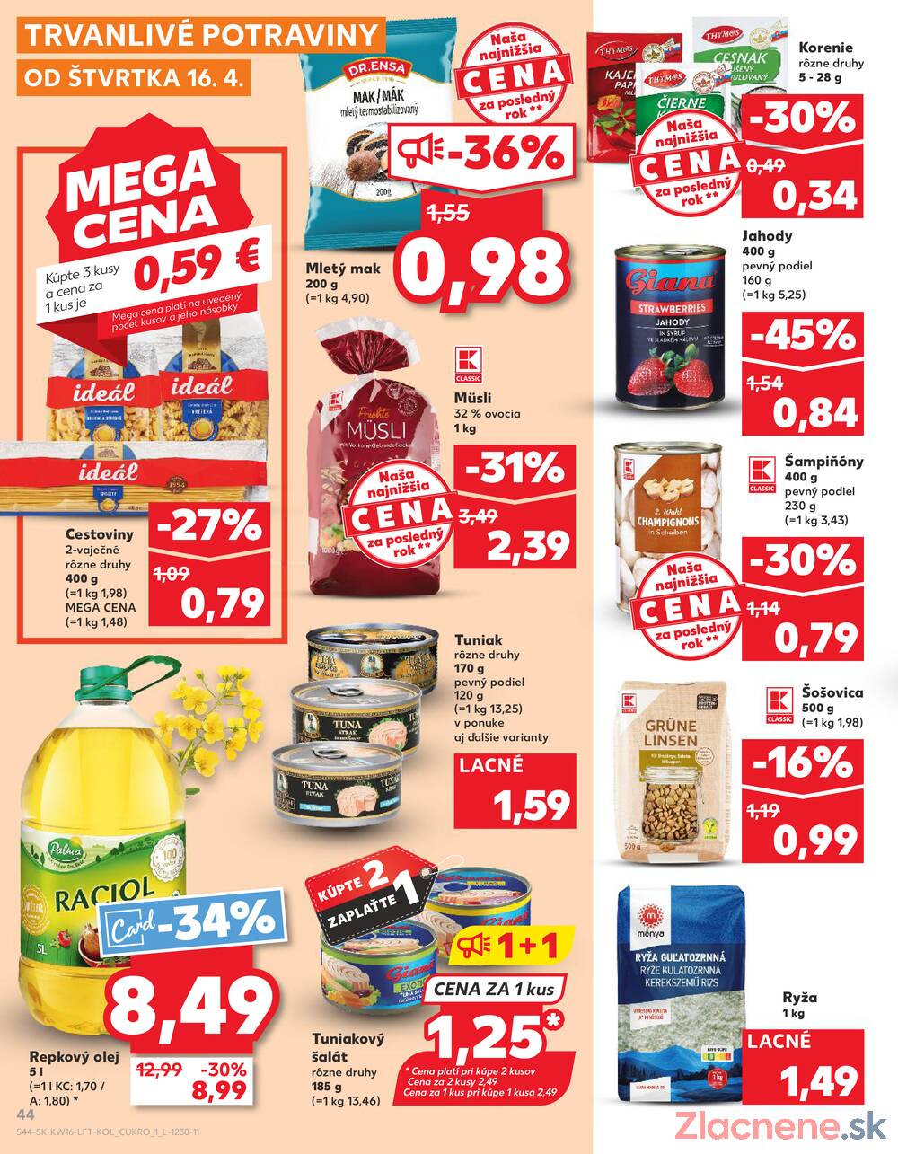 Kaufland 16.4. - 22.4. - Kaufland Považská Bystrica - Centrum