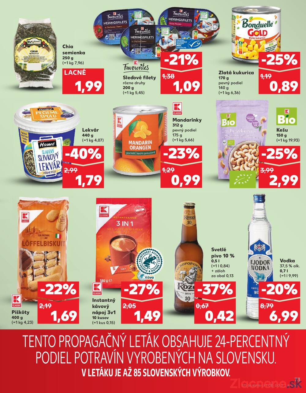 Kaufland 16.4. - 22.4. - Kaufland Považská Bystrica - Centrum