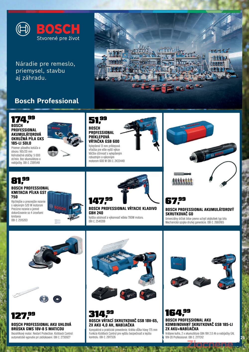 Leták OBI - OBI 14.4. - 30.4. - strana 25