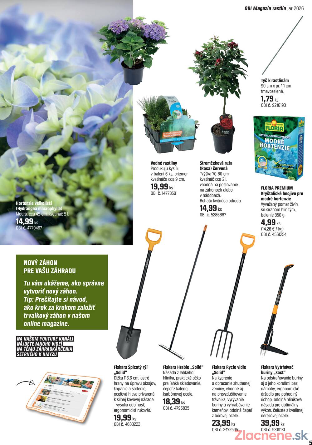 Leták OBI - OBI Magazín rastlín od 14.4. do 14.5.2026 - strana 5